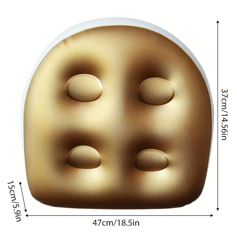 2in1 Golden Tubs Back Pad Pillow Inflatable & Water Filled Spa Hot Tub Booster