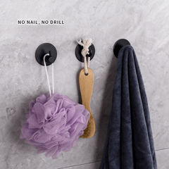 5pcs Stainless Steel Wall Adhesive Hooks Round Robe Towel Hook