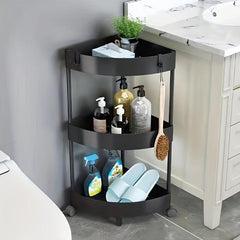 4-layer Ladder Rack Bathroom Storage with Wheels