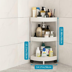 4-layer Ladder Rack Bathroom Storage with Wheels