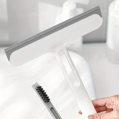 Silicone Bathroom Cleaning Scraper: Mirror, Glass, Window Tool