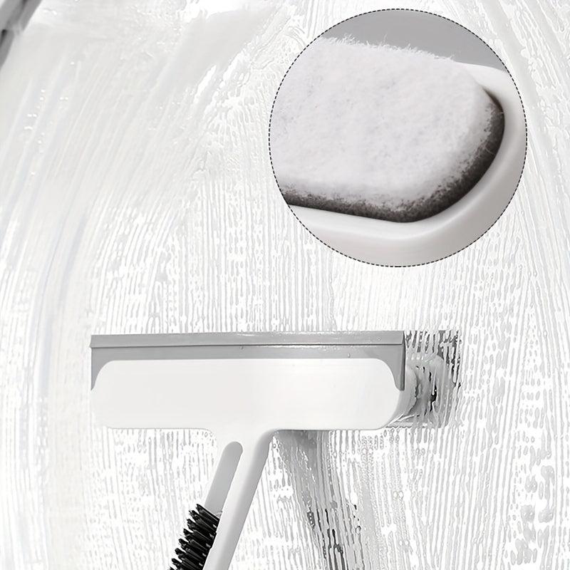 Silicone Bathroom Cleaning Scraper: Mirror, Glass, Window Tool