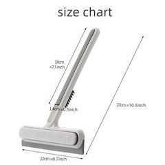 Silicone Bathroom Cleaning Scraper: Mirror, Glass, Window Tool