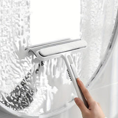 Silicone Bathroom Cleaning Scraper: Mirror, Glass, Window Tool