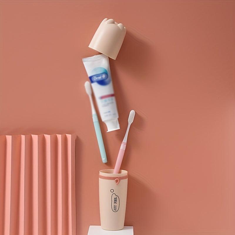 Portable Toothbrush Case Travel Cup Storage Box