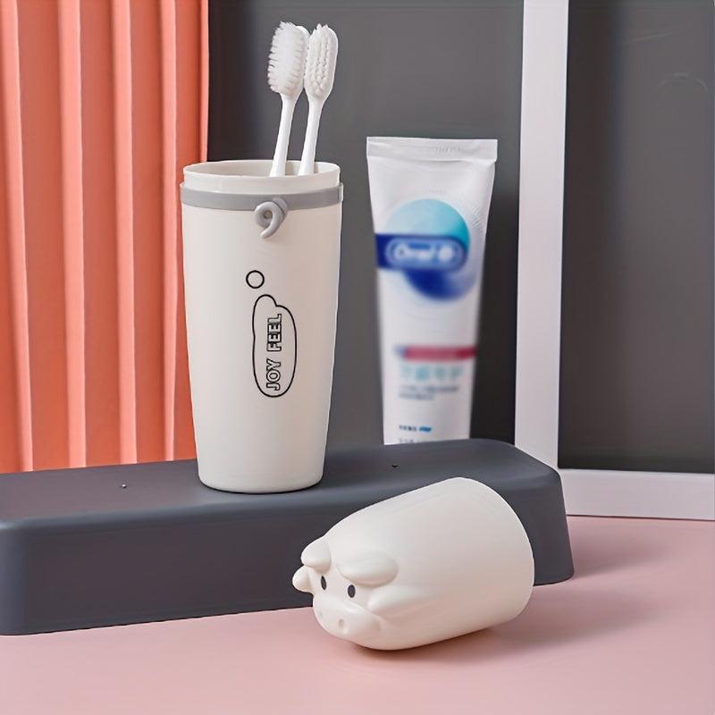 Portable Toothbrush Case Travel Cup Storage Box