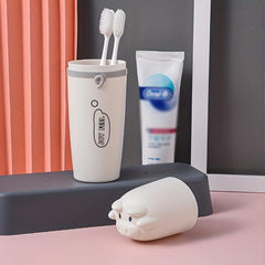 Portable Toothbrush Case Travel Cup Storage Box