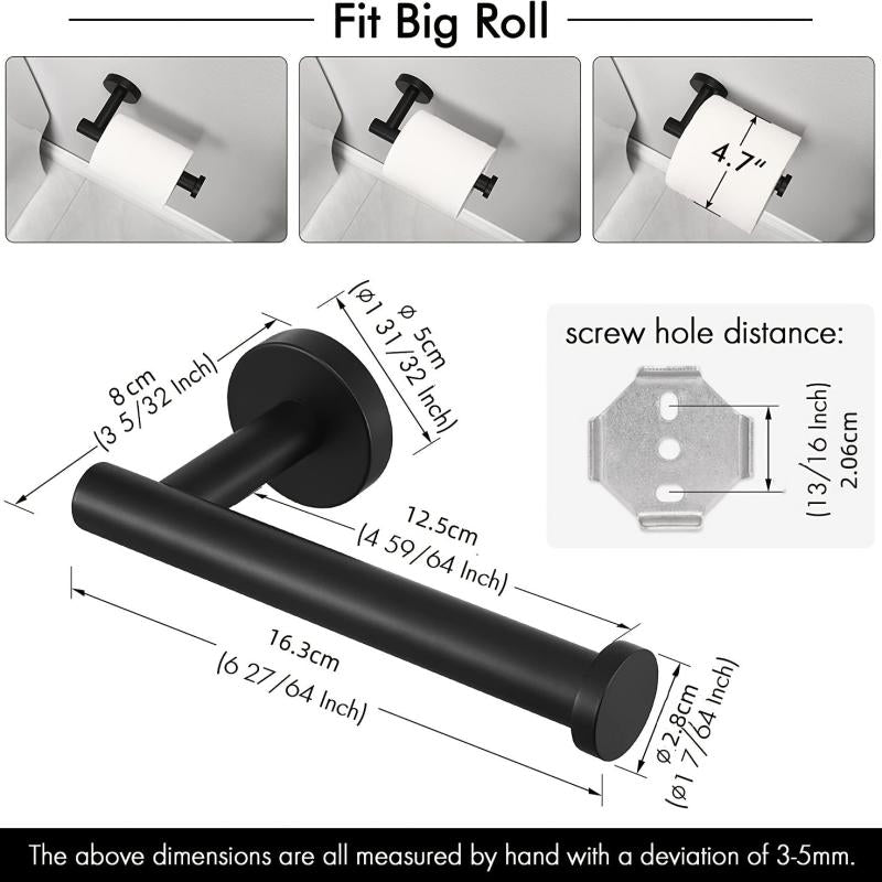Toilet Paper Holder SUS 304 Stainless Steel Wall Mount Matte