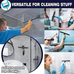 Stainless Steel Shower Squeegee Glass Cleaner Window Wiper