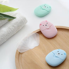 50pcs Portable Scented Soap Flakes for Travel Camping Hiking