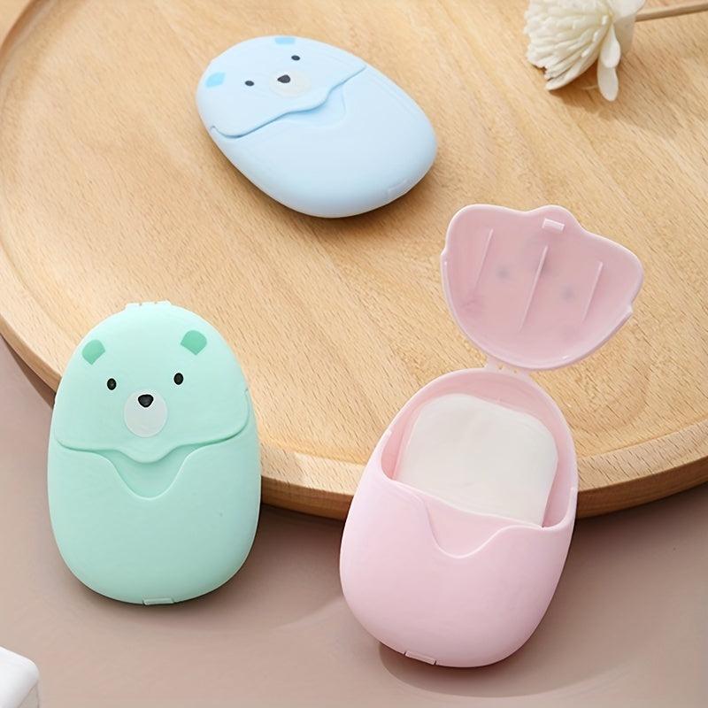 50pcs Portable Scented Soap Flakes for Travel Camping Hiking