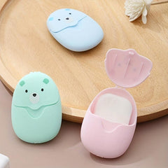 50pcs Portable Scented Soap Flakes for Travel Camping Hiking