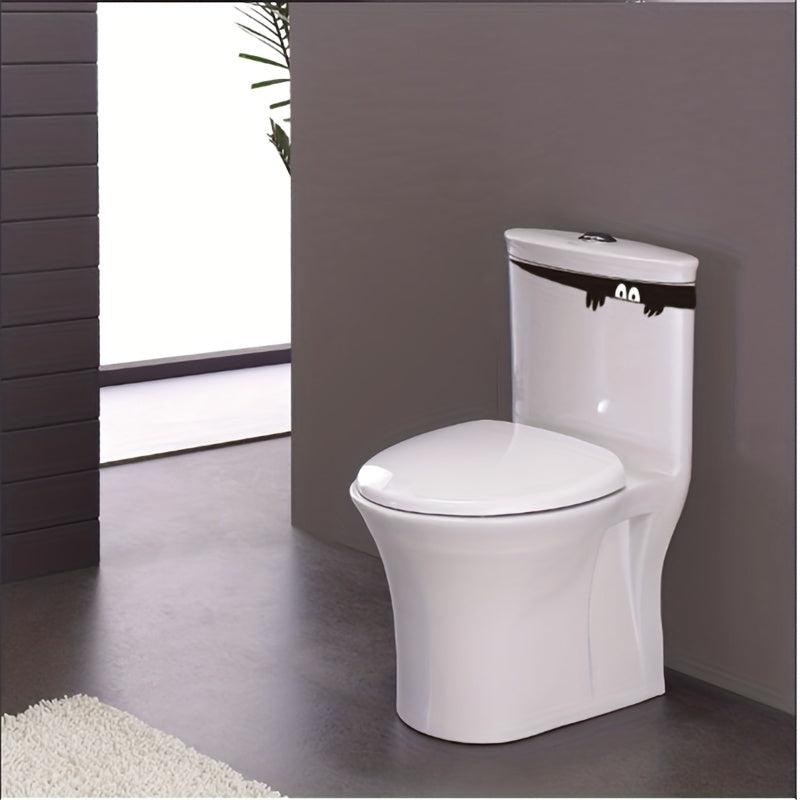Funny Toilet Lid Decal Adhesive Wall Sticker Bathroom Decor