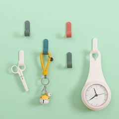 4pcs Wall Organizer Hook Door Back Hanger Bathroom Towel Rack Shelf Bathroom Acc