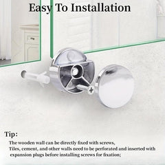 4pcs Mirror Clip, Easy Installation, Secure Hold for Bathroom