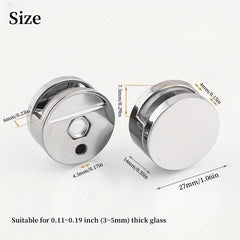 4pcs Mirror Clip, Easy Installation, Secure Hold for Bathroom