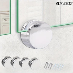 4pcs Mirror Clip, Easy Installation, Secure Hold for Bathroom