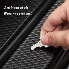 4pcs Car Door Sill Plate Protectors Anti Step Strip Scratch St