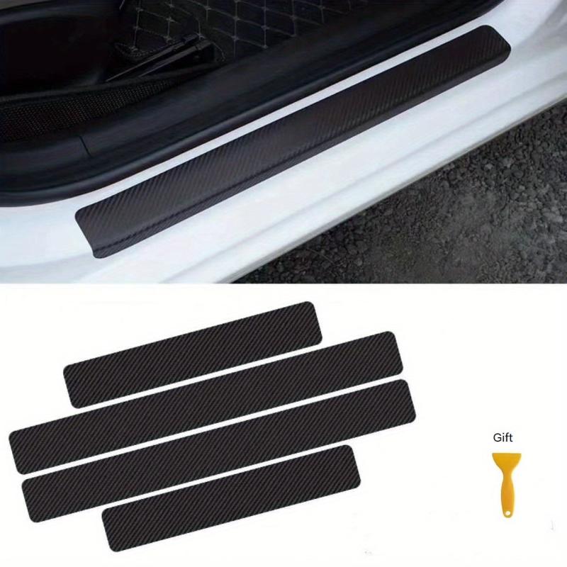 4pcs Car Door Sill Plate Protectors Anti Step Strip Scratch St