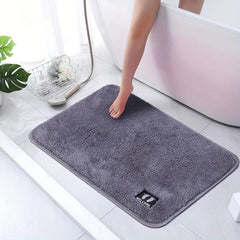 Soft Plush Bath Rug Non Slip Shower Carpet for Home Bathroom Machine Washable