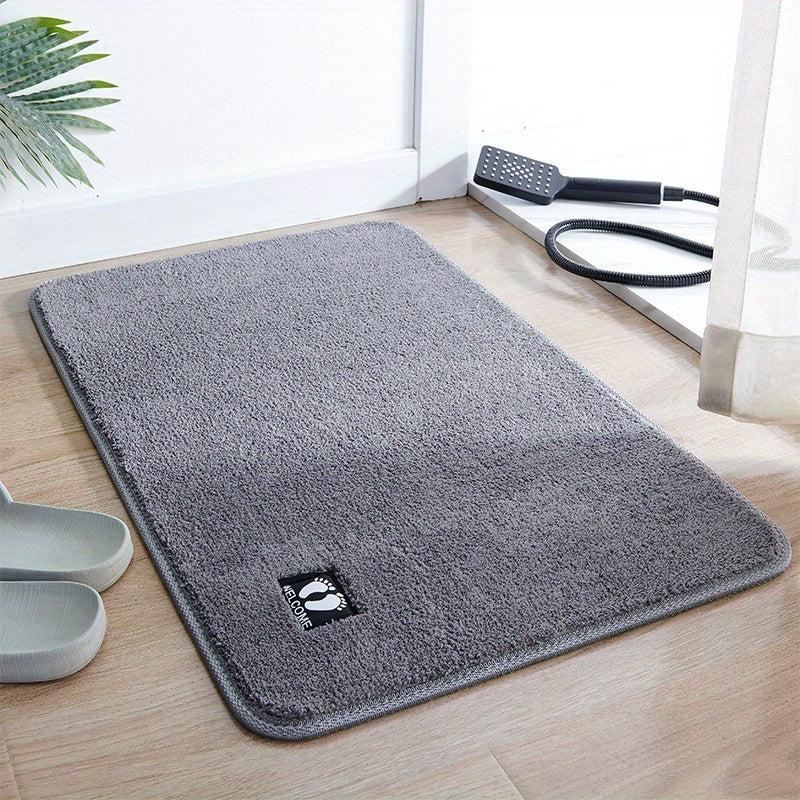 Soft Plush Bath Rug Non Slip Shower Carpet for Home Bathroom Machine Washable