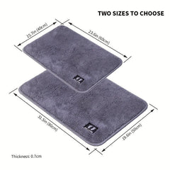 Soft Plush Bath Rug Non Slip Shower Carpet for Home Bathroom Machine Washable