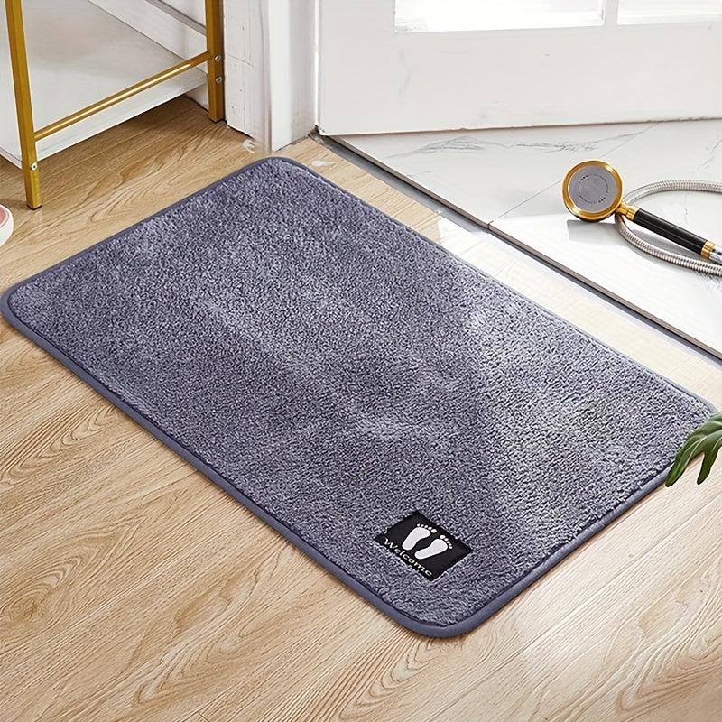 Soft Plush Bath Rug Non Slip Shower Carpet for Home Bathroom Machine Washable