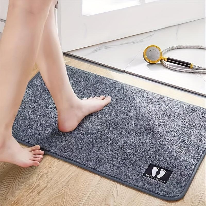Soft Plush Bath Rug Non Slip Shower Carpet for Home Bathroom Machine Washable