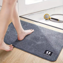 Soft Plush Bath Rug Non Slip Shower Carpet for Home Bathroom Machine Washable