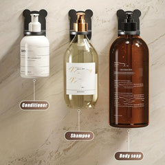 Wall Mounted Lotion Storage Rack Hand Sanitizer Dispenser Organizer