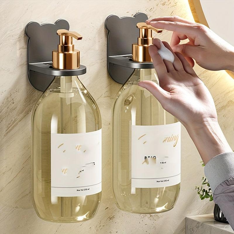 Wall Mounted Lotion Storage Rack Hand Sanitizer Dispenser Organizer