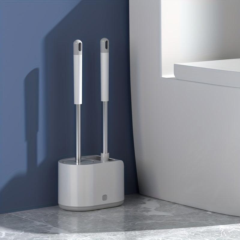 Long Handle Silicone Cleaning Brush Punch Wall Toilet Brush