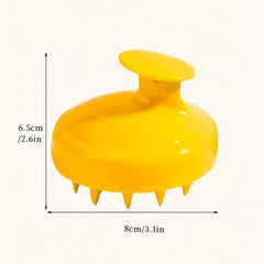Silicone Shampoo Brush Scalp Massage Hair Comb