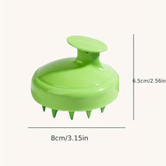 Silicone Shampoo Brush Scalp Massage Hair Comb