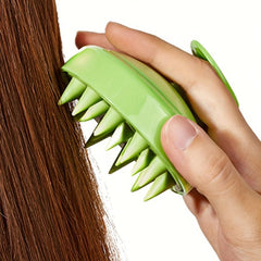 Silicone Shampoo Brush Scalp Massage Hair Comb