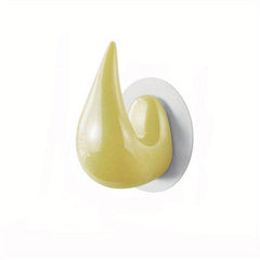 Water Drop Shaped Punch Bath Towel Hook Wall mounted Door Back Bathroom Wardrobe