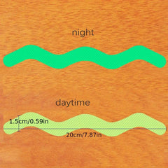 15pcs Luminous Anti Slip Strips for Bathroom and Stairs