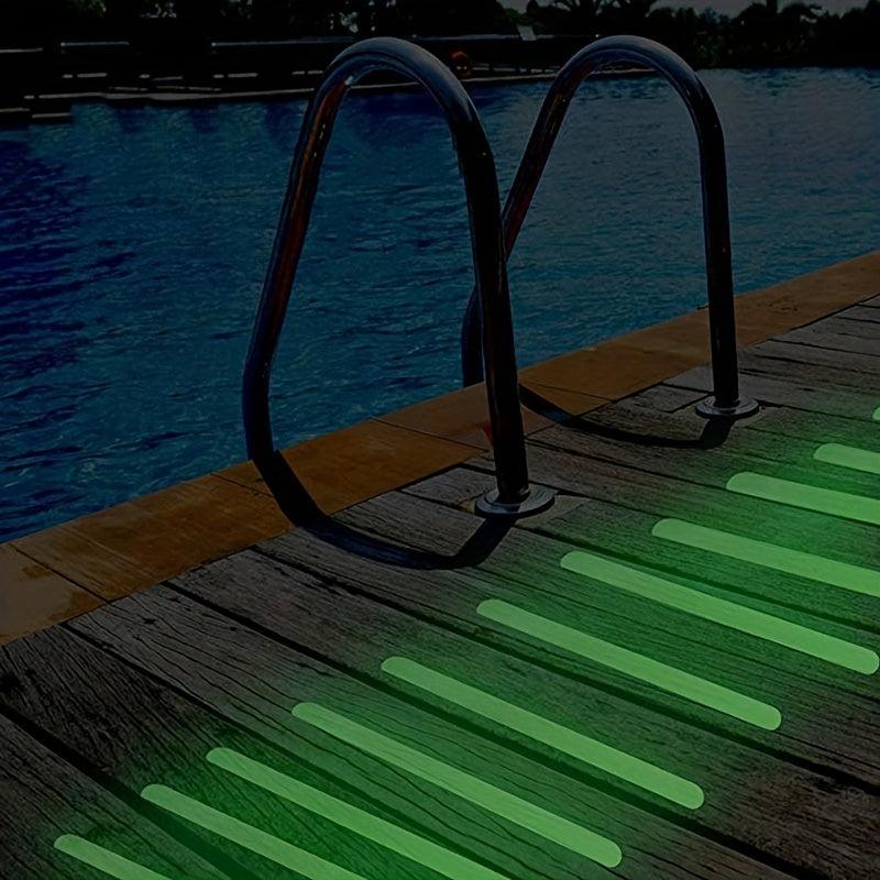 15pcs Luminous Anti Slip Strips for Bathroom and Stairs