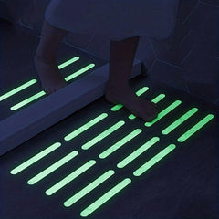 15pcs Luminous Anti Slip Strips for Bathroom and Stairs