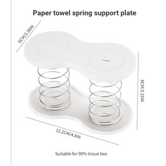 Spring Support Tissue Box Plastic Automatic Draw Tissue Box