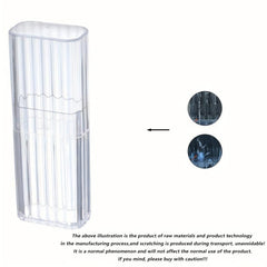 Portable Toothpick & Cotton Swab Box Clear Storage Solution