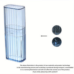 Portable Toothpick & Cotton Swab Box Clear Storage Solution