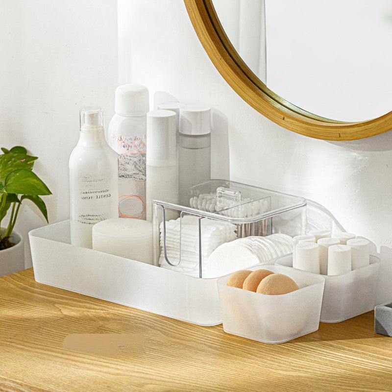 Transparent Frosted Drawer Sorting Box Cosmetic Storage Box