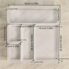 Transparent Frosted Drawer Sorting Box Cosmetic Storage Box