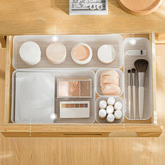 Transparent Frosted Drawer Sorting Box Cosmetic Storage Box
