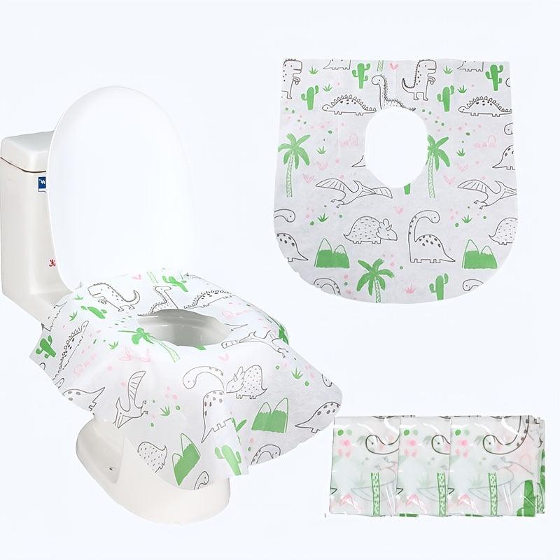 20pcs Dinosaur Disposable Toilet Seat Covers Portable Potty Seat Covers