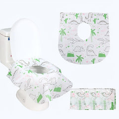 20pcs Dinosaur Disposable Toilet Seat Covers Portable Potty Seat Covers