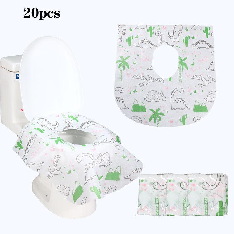 20pcs Dinosaur Disposable Toilet Seat Covers Portable Potty Seat Covers