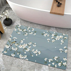 Non Slip Diatom Mud Bath Rug Quick Drying Floor Carpet