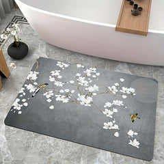 Non Slip Diatom Mud Bath Rug Quick Drying Floor Carpet